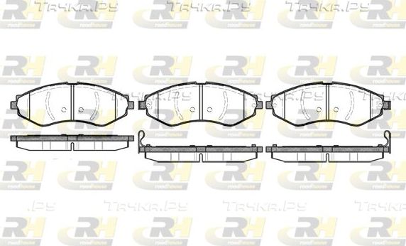 Тормозные колодки RoadHouse передние для Daewoo Lacetti 2004-2010. Артикул 2645.22
