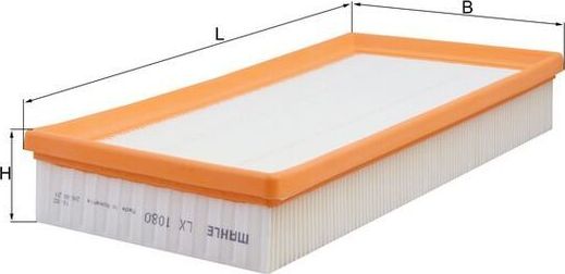 Воздушный фильтр Mahle. Артикул LX 1080