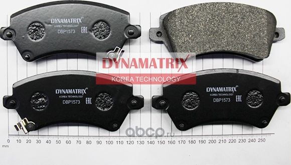 Комплект колодок дисковых (Dynamatrix-Korea). Артикул DBP1573