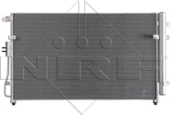 Радиатор кондиционера (конденсатор) NRF (алюминий). Артикул 350010