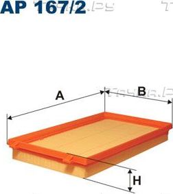 Воздушный фильтр Filtron. Артикул AP 167/2
