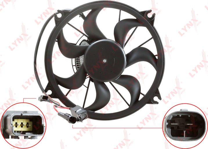 Вентилятор радиатора двигателя LYNXauto. Артикул RF-1779