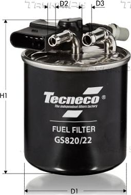 Топливный фильтр  Tecneco Filters. Артикул GS820/22