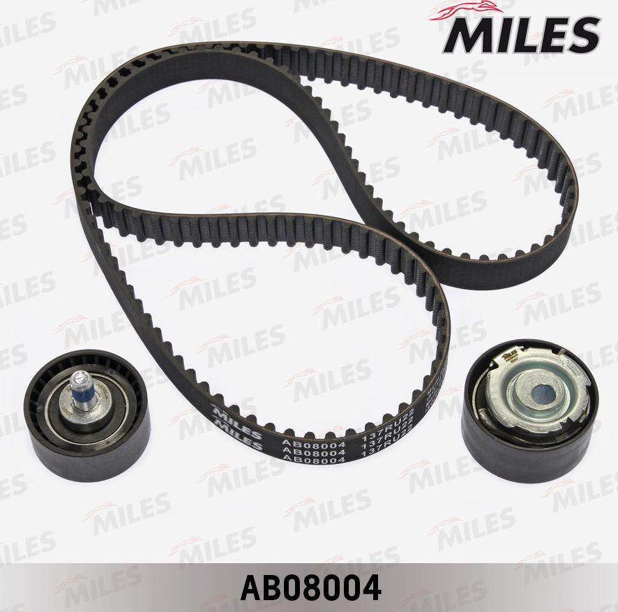 Ремень ГРМ с роликами (комплект) Miles. Артикул AB08004