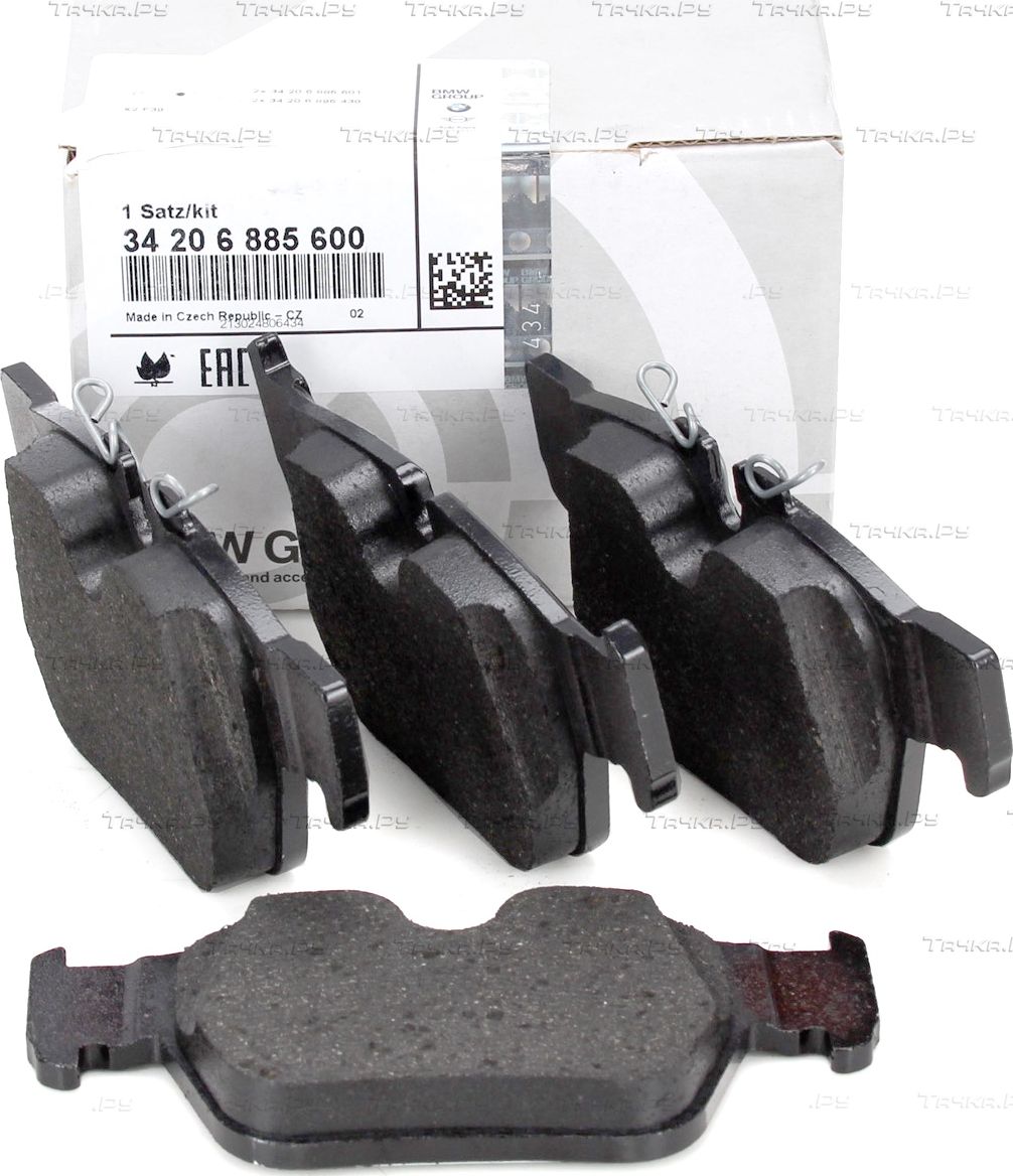 Тормозные колодки BMW (OEM) задние для MINI Hatch III (F55/F56) 2020-2026. Артикул 34206885600