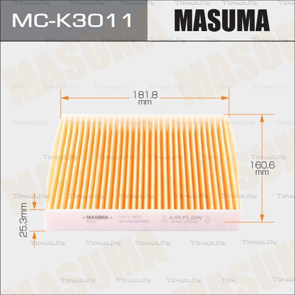 Салонный фильтр Masuma. Артикул MC-K3011