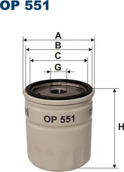 Фильтр АКПП Filtron для Opel Commodore A 1969-1972. Артикул OP 568