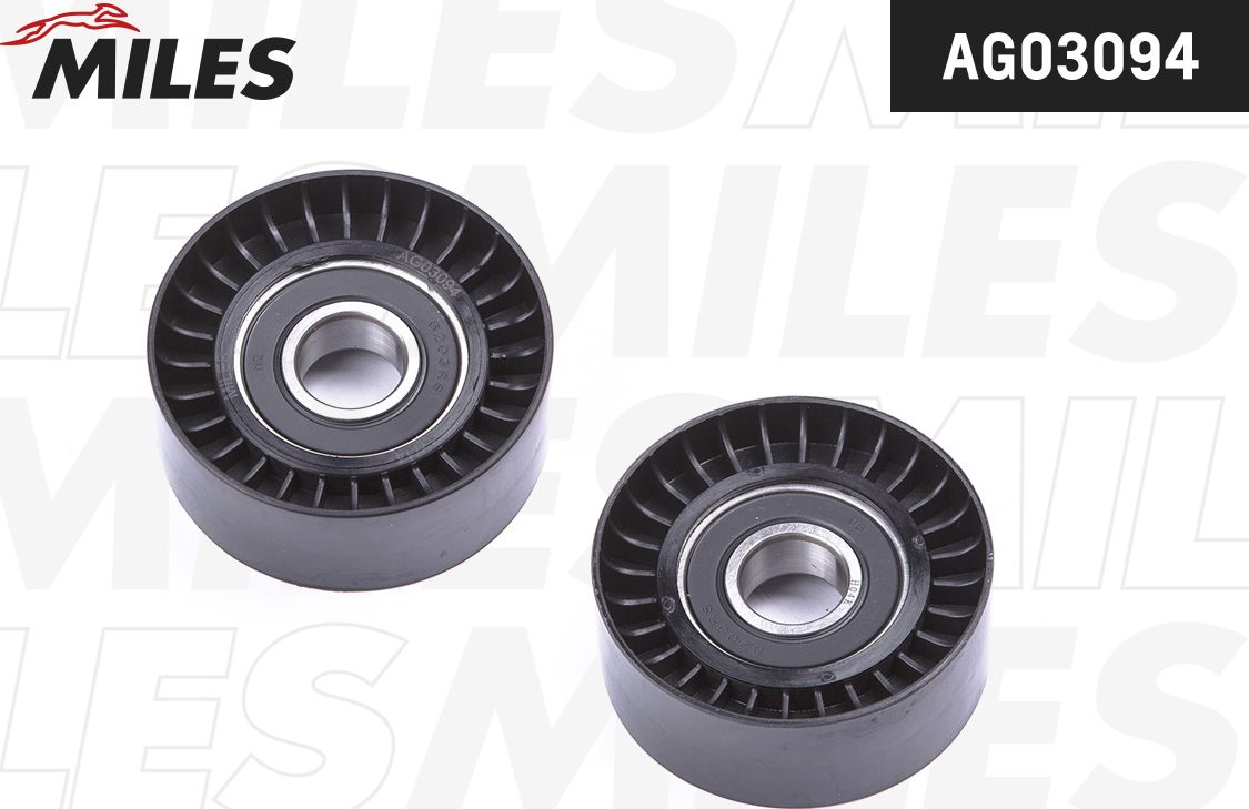 Натяжной ролик (натяжитель) приводного ремня Miles. Артикул AG03094