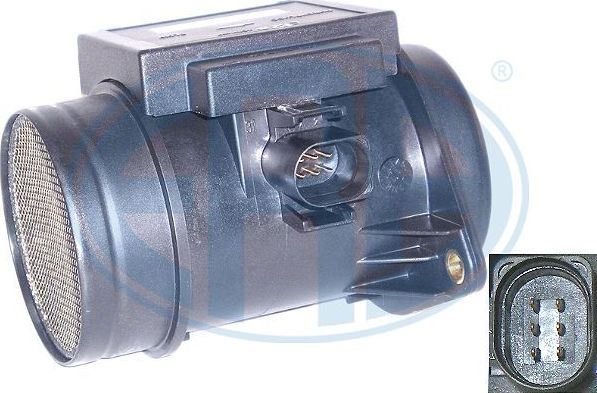 Датчик массового расхода воздуха (ДМРВ) Era OEM для Volkswagen Bora 1998-2005. Артикул 558045