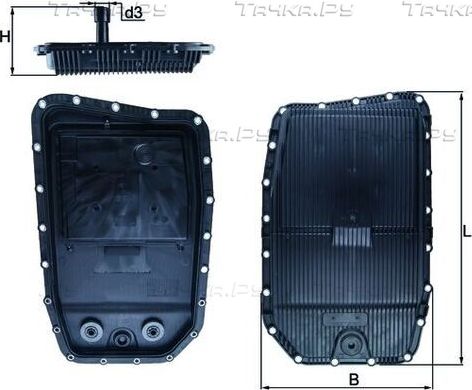 Масляный поддон картера АКПП (в сборе) Mahle-Knecht для Jaguar XJ IV (X351) 2009-2026. Артикул HX 152