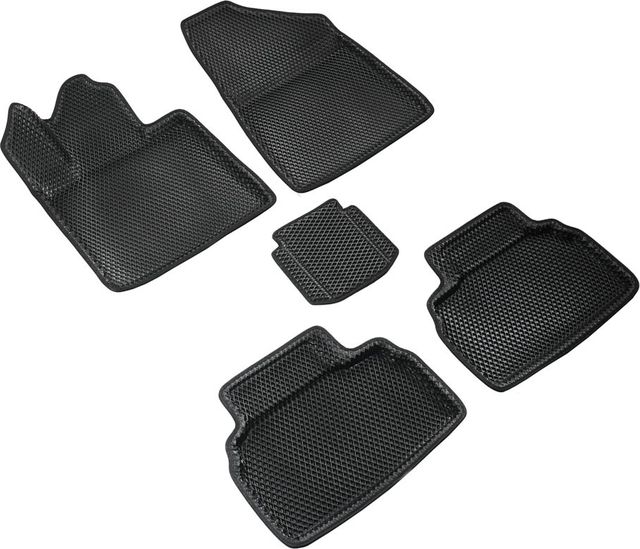 Коврики Seintex 3D EVA ромб для салона Changan UNI-T 2022-2026 ЧЕРНЫЕ. Артикул 316324