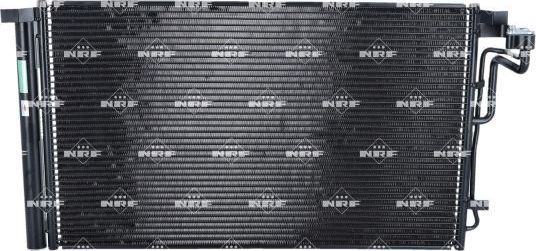 Радиатор кондиционера (конденсатор) NRF EASY FIT. Артикул 350525