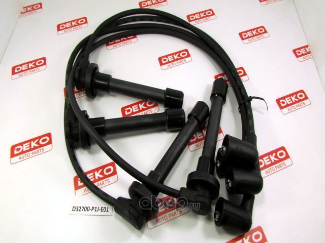 Провода HON D13B D15B, D16A, ZC HR-V (круглая резинка D42mm, Lнадсвечн.117mm, ар (Deko). Артикул D32700P1JE01