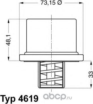 ТЕРМОСТАТ (Wahler). Артикул 461975
