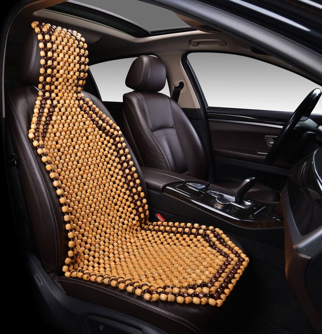 Накидка массажная PSV P2002 Big (большая) деревянные косточки (Бежевый). Артикул 132717