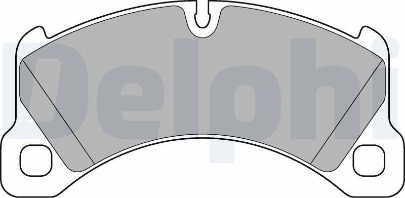 Тормозные колодки Delphi (Low-Metallic). Артикул LP3193
