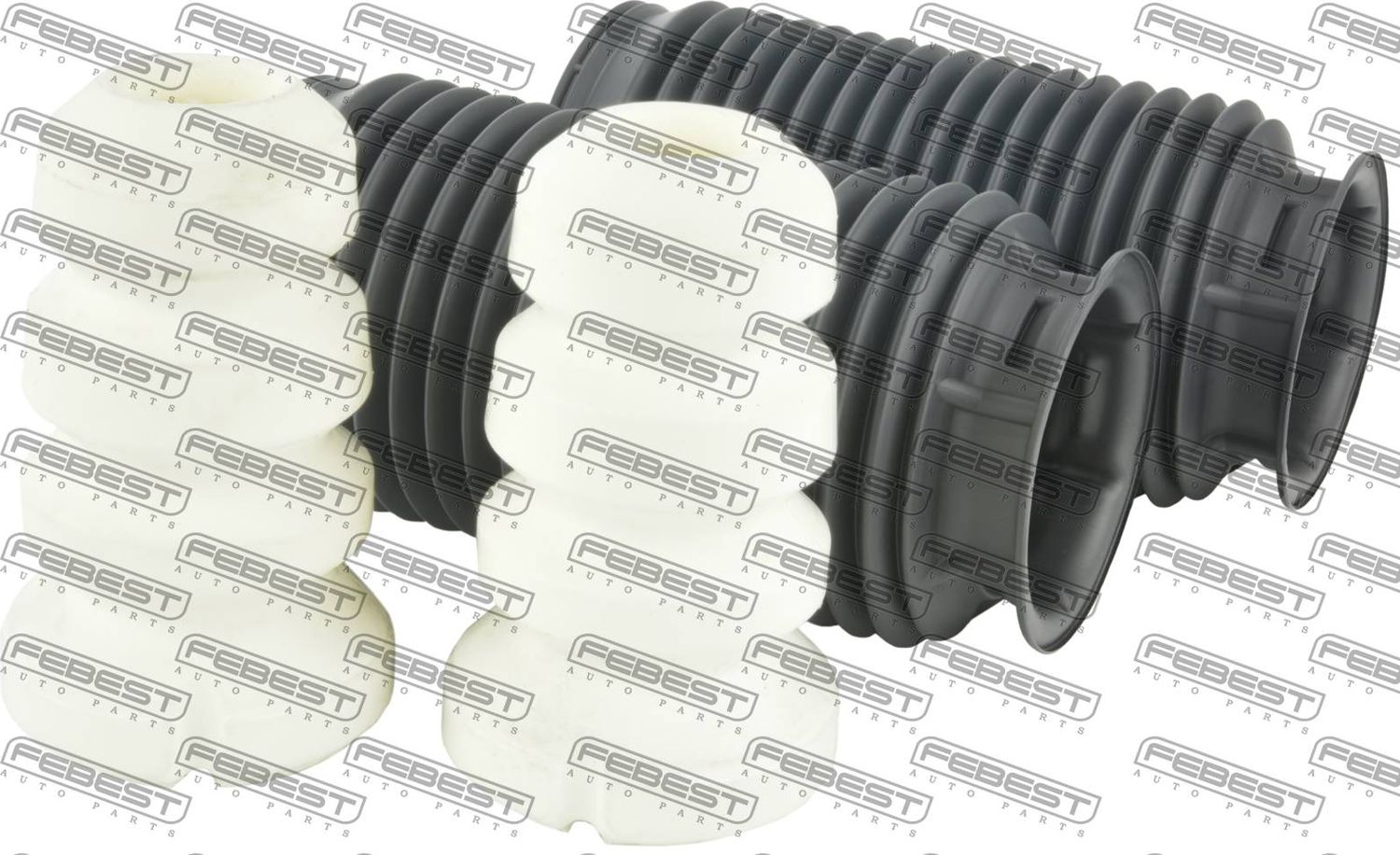 Комплект отбойников и пыльников амортизаторов (стоек) Febest. Артикул OPSHB-MOVBF-KIT