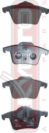 Тормозные колодки Akyoto Packing AKYOTO. Артикул AKD-0358