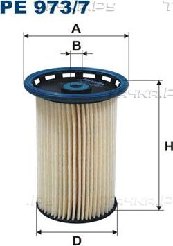 Топливный фильтр Filtron. Артикул PE 973/7
