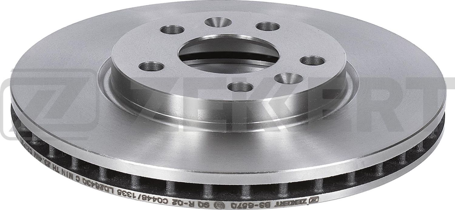 Тормозной диск Zekkert передний для Renault Megane IV 2015-2026. Артикул BS-6570