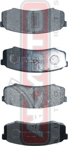 Тормозные колодки Akyoto Packing AKYOTO. Артикул AKD-1143