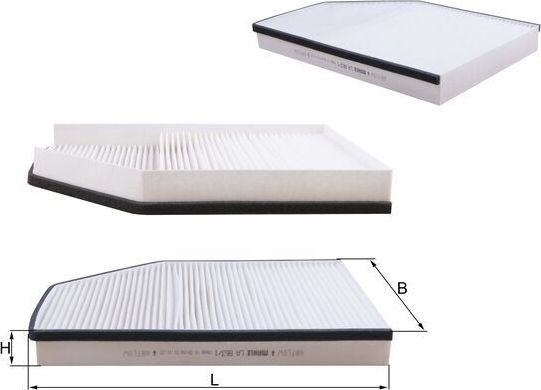 Салонный фильтр Mahle. Артикул LA 863/1