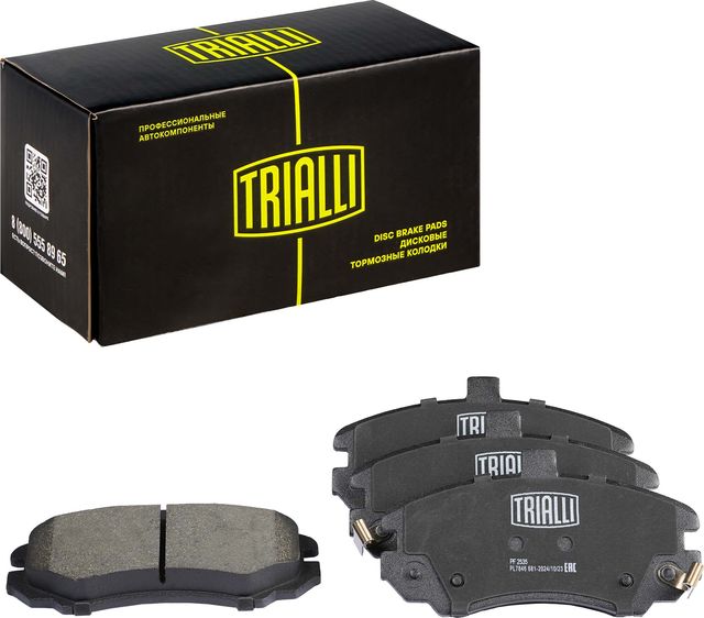 Тормозные колодки Trialli (Low-Metallic). Артикул PF 2535