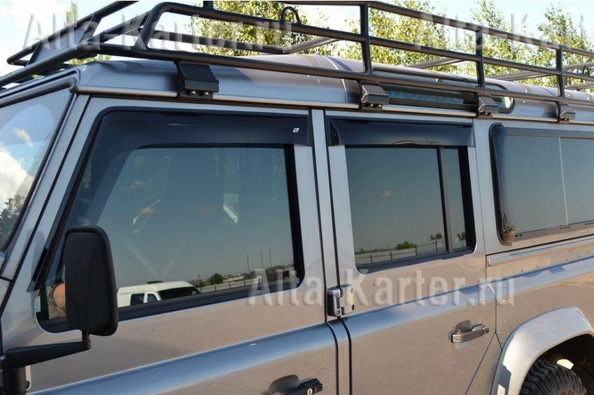 Дефлекторы Cobra Tuning Eurostandart для окон Land Rover Defender 90/110 1990-2026. Артикул LE11107