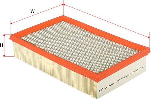 Воздушный фильтр Sakura. Артикул A-1952