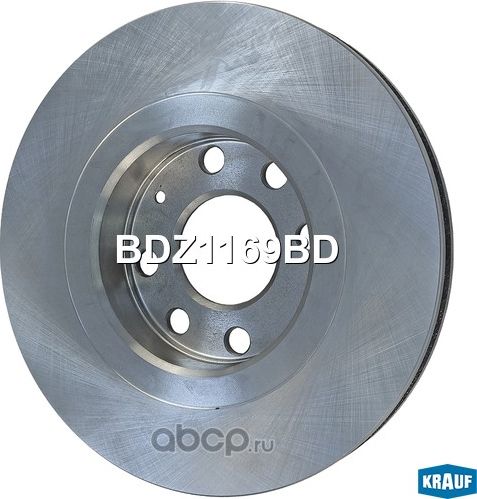 Диск тормозной Krauf. Артикул BDZ1169BD