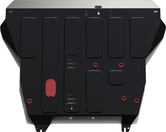 Защита АвтоБРОНЯ для картера и КПП Kia Spectra I рестайлинг 2004-2011. Артикул 111.02812.1