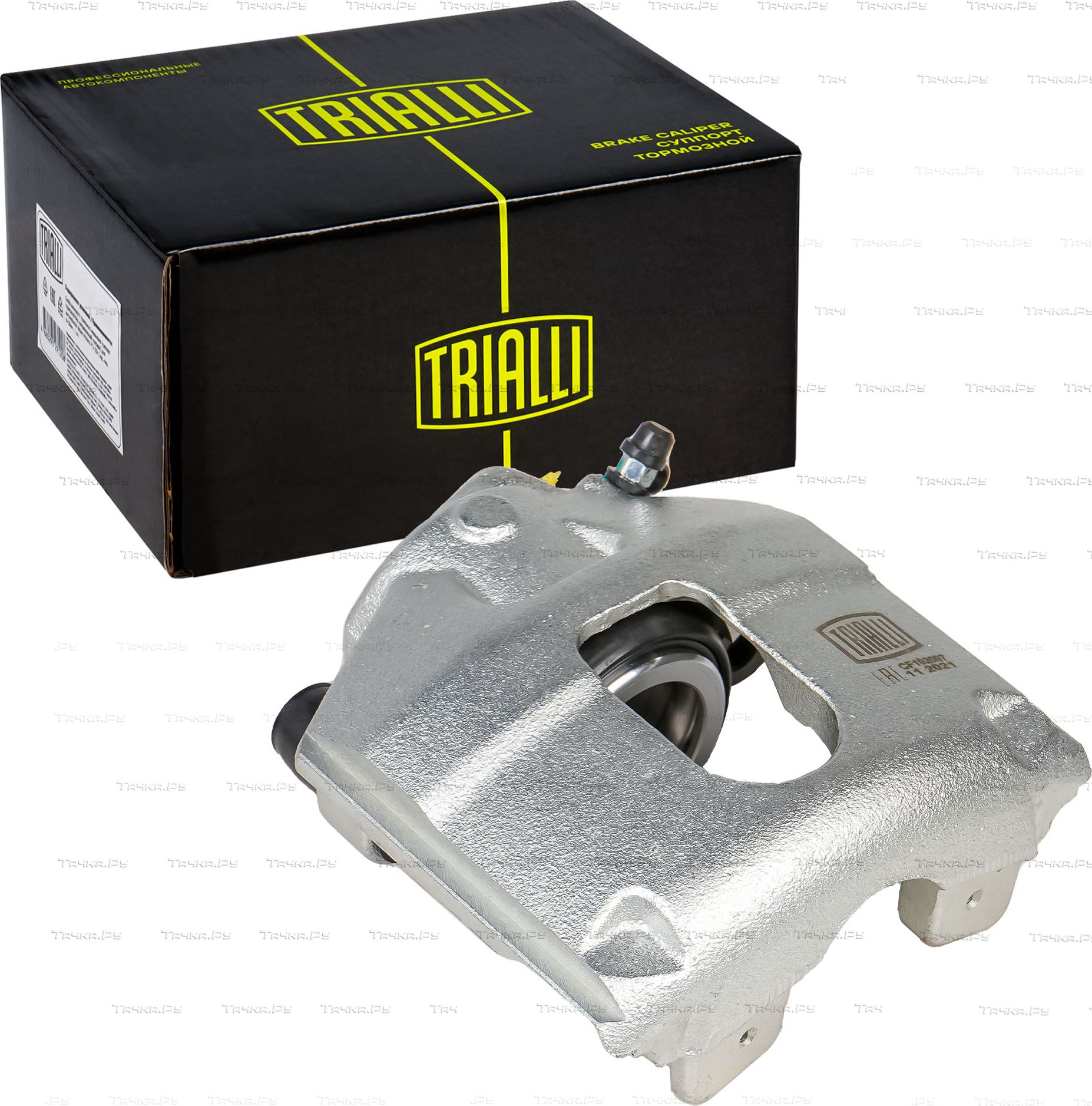 Тормозной суппорт Trialli передний левый для Ford Fiesta V 2001-2010. Артикул CF 102007