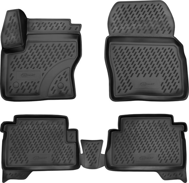 Коврики 3D Format c повышенной износостойкостью для салона Ford Kuga II 2013-2016. Артикул FORMAT.CARFRD00009k