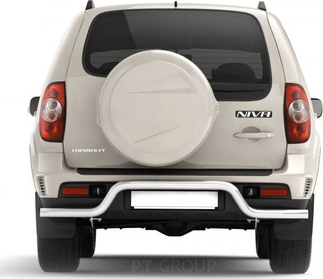 Защита PT Group заднего бампера d51 Волна (НПС) для Lada Niva 2020-2026. Артикул LNV220101