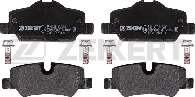 Тормозные колодки Zekkert задние для MINI Hatch III (F55/F56) 2013-2026. Артикул BS-1397