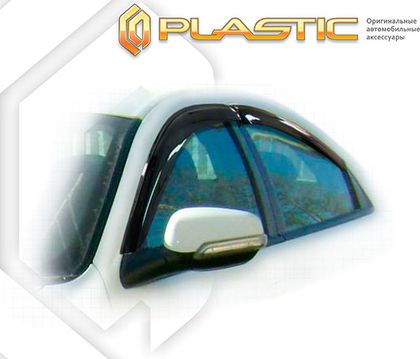 Дефлекторы СА Пластик для окон (Classic полупрозрачный) Dodge Stratus 2004-2006. Артикул 2010030304748