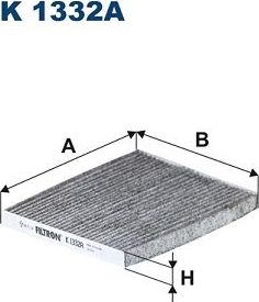 Салонный фильтр Filtron. Артикул K 1332A