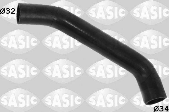 Патрубок радиатора (системы охлаждения) Sasic. Артикул 3400049