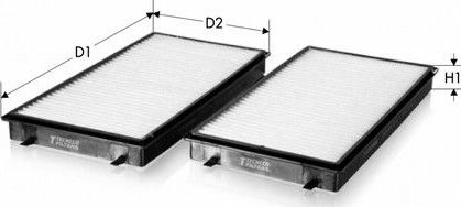 Салонный фильтр  Tecneco Filters для Rolls-Royce Phantom VII 2003-2017. Артикул CK3124-2