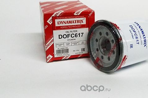 фильтр масляный (Dynamatrix-Korea). Артикул DOFC617