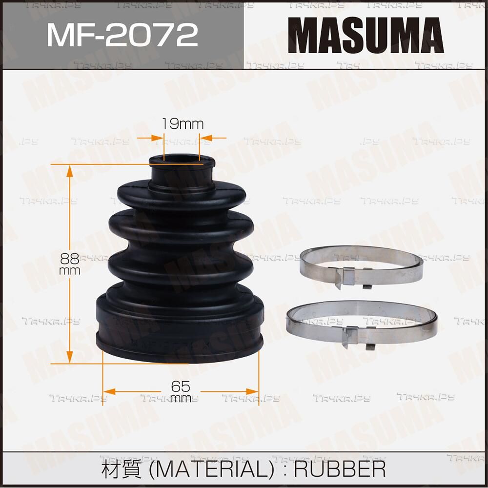 Пыльник ШРУСа внутренний Masuma передний/задний для Toyota Noah I (R60) 2001-2007. Артикул MF-2072