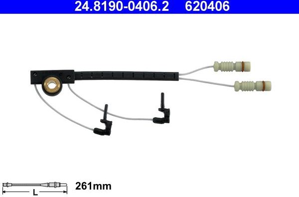 Датчик износа тормозных колодок  ATE. Артикул 24.8190-0406.2