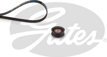 Приводной ремень поликлиновой с роликами (комплект) Gates Micro-V® Kit. Артикул K016PK1249SF