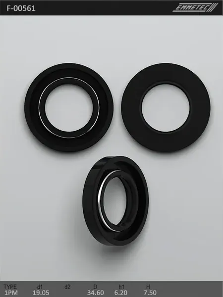 Сальник рулевой рейки 19.05 34.6 6.2/7.5 (Emmetec). Артикул F00561