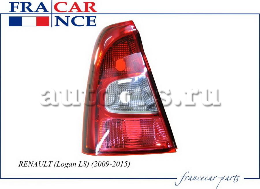 Фонарь L RENAULT Logan 09-> (фаза 2) FRANCECAR FCR210478. Артикул FCR210478
