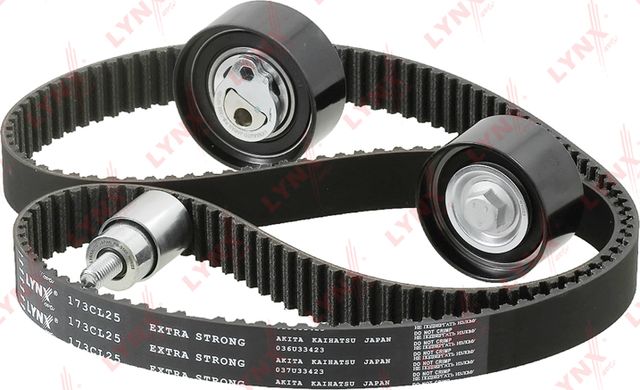 Ремень ГРМ с роликами (комплект) LYNXauto для Vortex Estina I 2009-2013. Артикул PK-1366