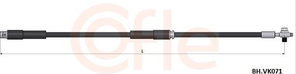 Тормозной шланг Cofle. Артикул 92.BH.VK071