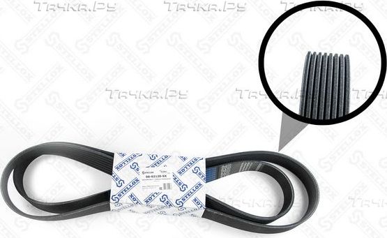 Приводной ремень поликлиновой Stellox для Scania 4 1995-2008. Артикул 08-02120-SX