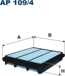 Воздушный фильтр Filtron. Артикул AP 109/4