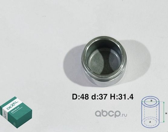 ПОРШЕНЬ ТОРМОЗНОГО СУППОРТА (Dexel). Артикул X04B0046